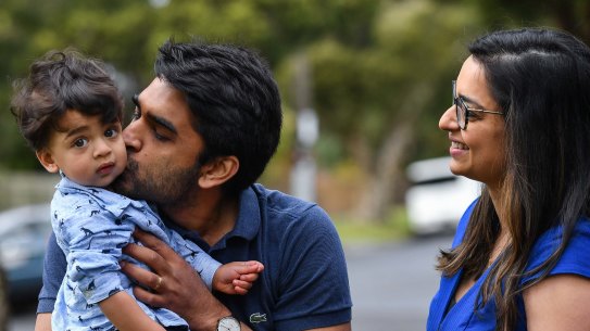 Hussain Ali says taking a large amount of parental leave to be primary carer for his son, Sebastian, as his wife Roesia returns to work as an aged-care doctor has been the most satisfying thing he has ever done.