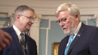 Australia’s mic-loving ambassador Kevin Rudd.