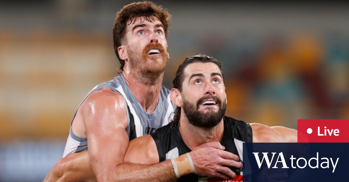 Afl Live Scores Pies Trying To Avoid Eagles In Perth Port Go For Top Spot Path Of Ex