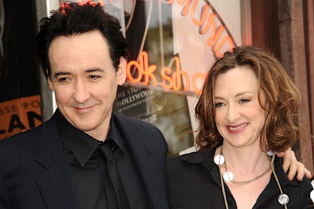 John Cusack with his sister Joan Cusack celebrating John being honored with a star on the Hollywood Walk of Fame on April 24, 2012 in Hollywood, California