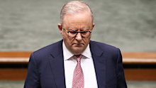 Anthony Albanese has come under fire after his office sent journalists a dirt sheet on Helen Haines. 