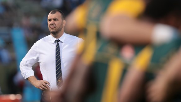 Fake news: Michael Cheika doesn't have a clause in his contract that would allow him to coach the Wallabies after the World Cup.