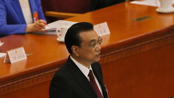 The target for expansion of gross domestic product, released on Tuesday morning in Premier Li Keqiang's annual report to the National People's Congress, was set for 2019 at a range of 6 to 6.5 per cent.