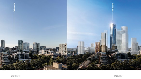 Parts of Sydney such as St Leonards will resemble Manhattan in the future, predicts Chris Johnson, the chief executive of the Urban Taskforce.