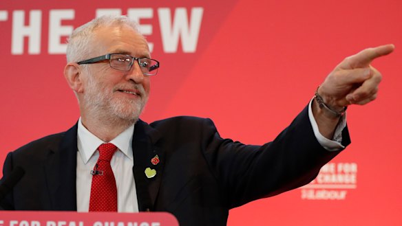 Looking left... Jeremy Corbyn sees Brexit-related discontent as the tip of a political iceberg.