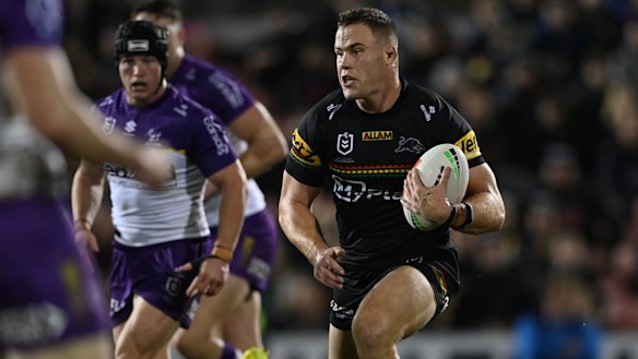 Penrith prop Liam Henry won plenty of admirers when he stood up to Nelson Asofa-Solomona.