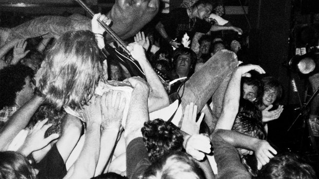 Mudhoney at the Barwon Club in Geelong, Victoria, on February 26, 1990.