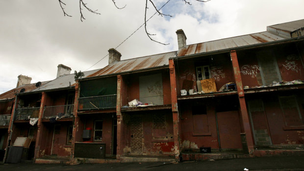 The Block in Redfern in 2007.