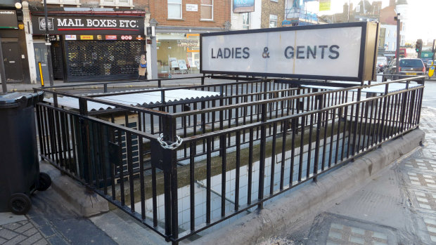 Ladies & Gents in Kentish Town, London - a basement bar in a former public toilets, also known as Ladies and Gentlemen. 