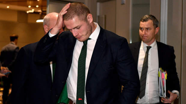 George Burgess leaves the judiciary after receiving a nine-match ban.