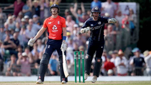 It's an incredible result for Scotland against the world No.1 ODI team.