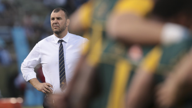 Australian coach Michael Cheika before the infamous contest in Salta last year.