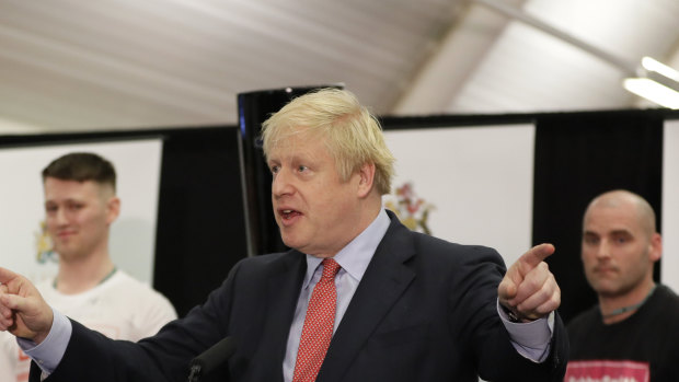 Boris Johnson has won an overwhelming majority.