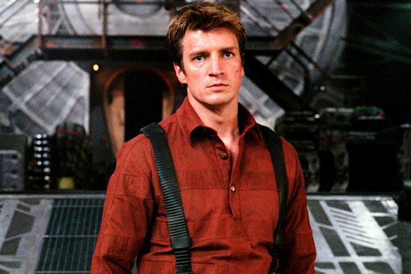 Nathan Fillion in the short-lived series Firefly.