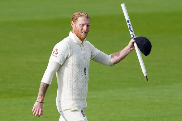 "Mr Incredible": Ben Stokes was showered with praise after helping England to victory over the West Indies.