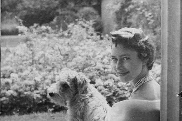 Princess Margaret a month before her 25th birthday in 1955.
