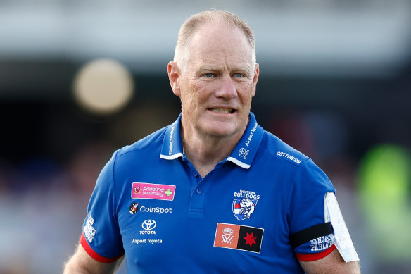 Nathan Burke is no longer the coach of the Western Bulldogs’ AFLW side.