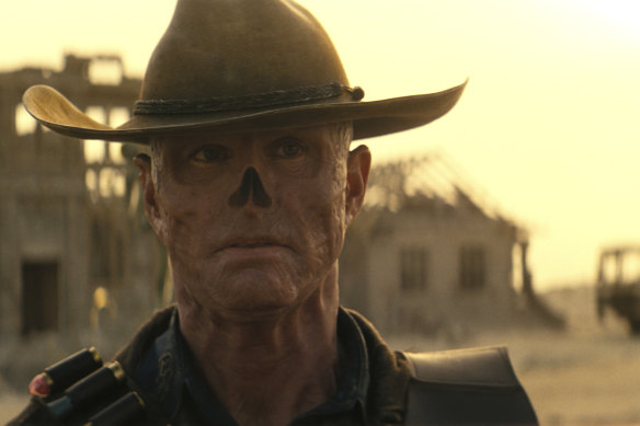 Walton Goggins as “the Ghoul” in Fallout.