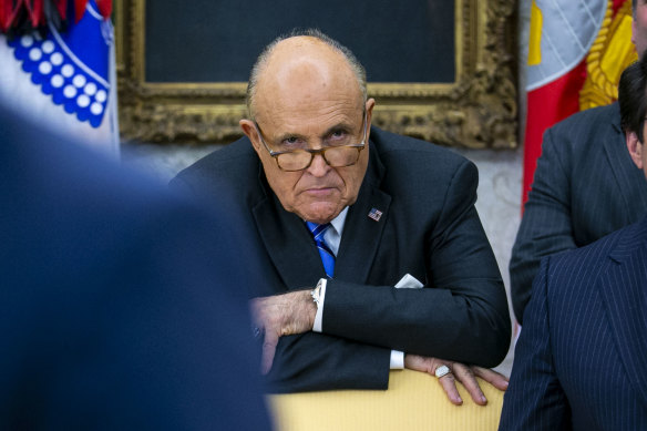 Rudy Giuliani, the former mayor of New York, is now a lawyer for Donald Trump.