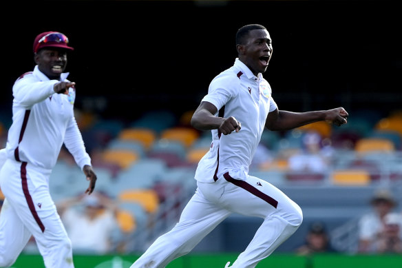 Shamar Joseph starred for the West Indies.