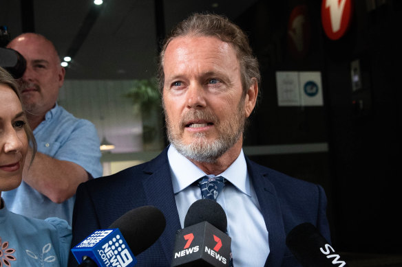 Craig McLachlan pictured in December 2020.