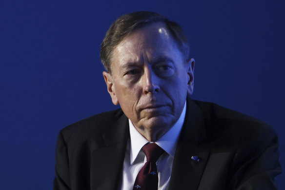 Former director of the CIA General David Petraeus.