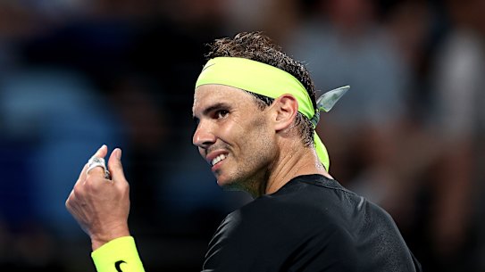 Rafael Nadal bristled at questions about retirement at the United Cup.