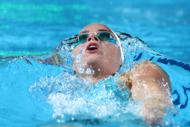 This photo of Kaylee McKeown at the Australian Swimming trials last month shows us where drag influences a race. The pressure of McKeown’s head pushing into the water forces the water up into a wave in front of her, which takes energy from her and slows her down. This is something that affects all swimmers.