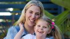 Sarah Sommerford with her daughter Florence, 6