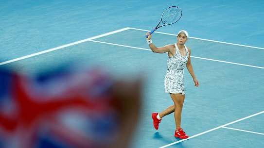 On a mission: Ashleigh Barty has been in near-perfect form in Melbourne.