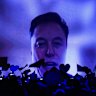 Elon Musk speaks by video link to the AfD campaign launch in Germany on January 25. Photo: Bloomberg