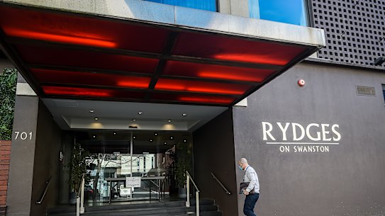 The Rydges on Swanston hotel.