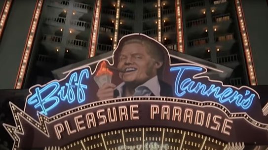 Screenshot from Back to the Future II.