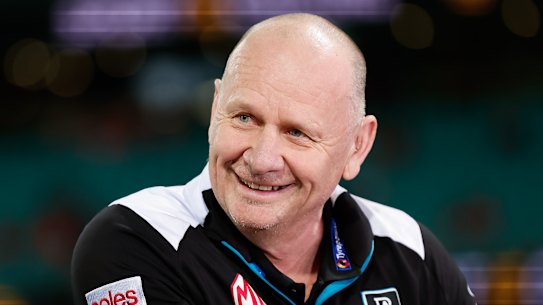 Former Port Adelaide coach Ken Hinkley will become Tasmania's first AFL coach.