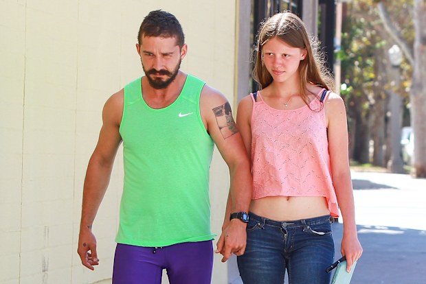 Mia Goth and Shia LeBeouf