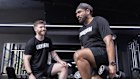 Karam Singh (R) drops into four personal training sessions a week at Lockeroom gym after rebooting his health six years ago.