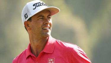 Adam Scott has tested positive to COVID-19.