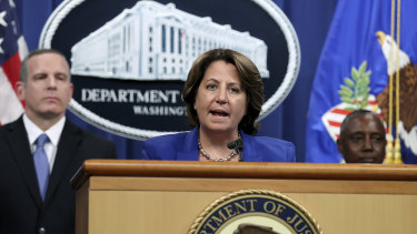 Deputy Attorney General Lisa Monaco announces the recovery of millions of dollars worth of cryptocurrency from the Colonial Pipeline ransomware attacks in 2021.