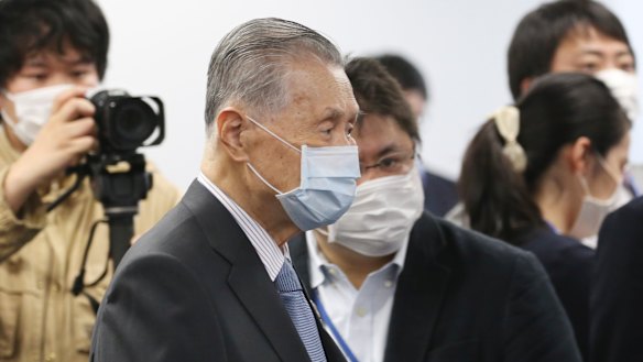 Yoshiro Mori has written to the 33 international federations of sports that make up the Tokyo Games program.