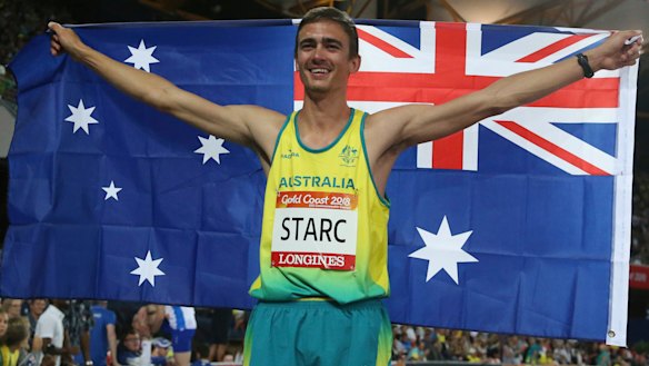 Brandon Starc with his gold medal.