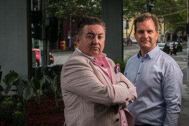 From hate to compassion: Tony McAleer (left) and Robert Orell