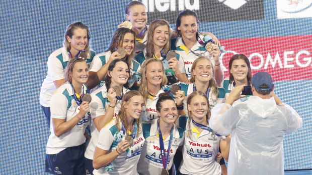 Members of Australia's women's water polo team were at the Coyote Ugly nightclub near the Athletes Village  when an internal balcony collapsed. None of the players were injured.
