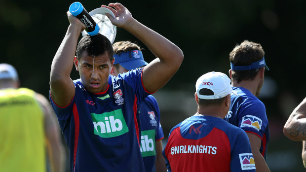 Saifiti suffered a broken ankle in the alleged incident outside a Newcastle pub.