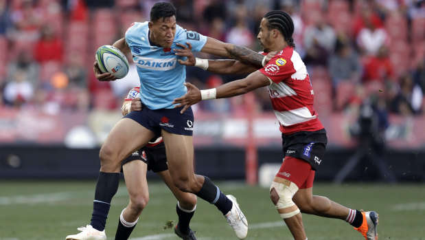 There is no finer sight in Super Rugby than Waratahs flyer Israel Folau in the clear.
