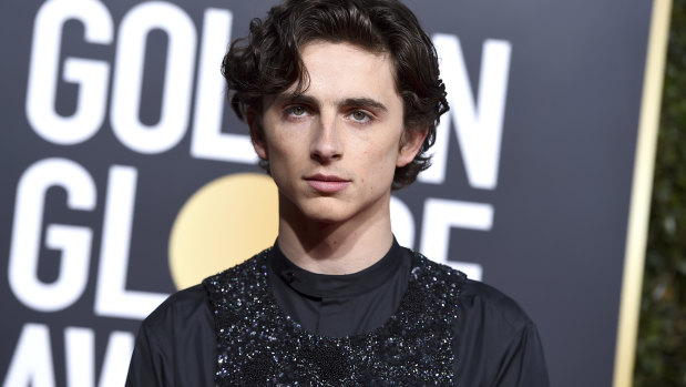 A sparkly Timothee Chalamet.