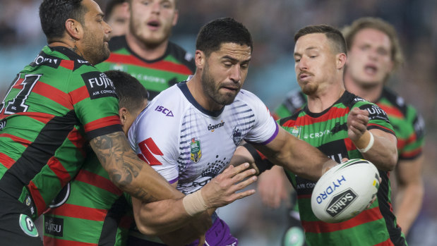 Jesse Bromwich has another crack at the Rabbitohs on Friday night at AAMI Park in their qualifying final.