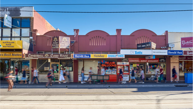 A Melbourne-based Malaysian investor bought these three shops in Riversdale Road for $4.65 million.