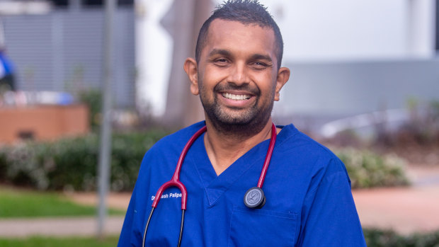 Dinesh Palipana was the first quadriplegic medical intern in Queensland.