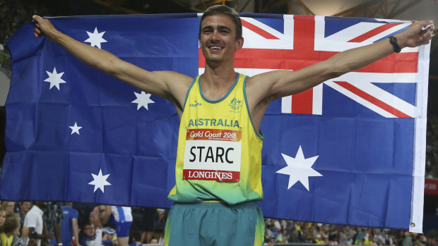 Brandon Starc with his gold medal.