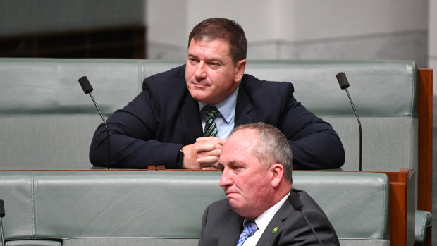 Nationals Llew O'Brien and Barnaby Joyce are playing brutal politics as they challenge Deputy Prime Minister Michael McCormack.